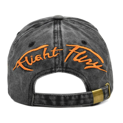 Eagle Eye Embroidery Baseball Cap – Vintage Washed Snapback Hat