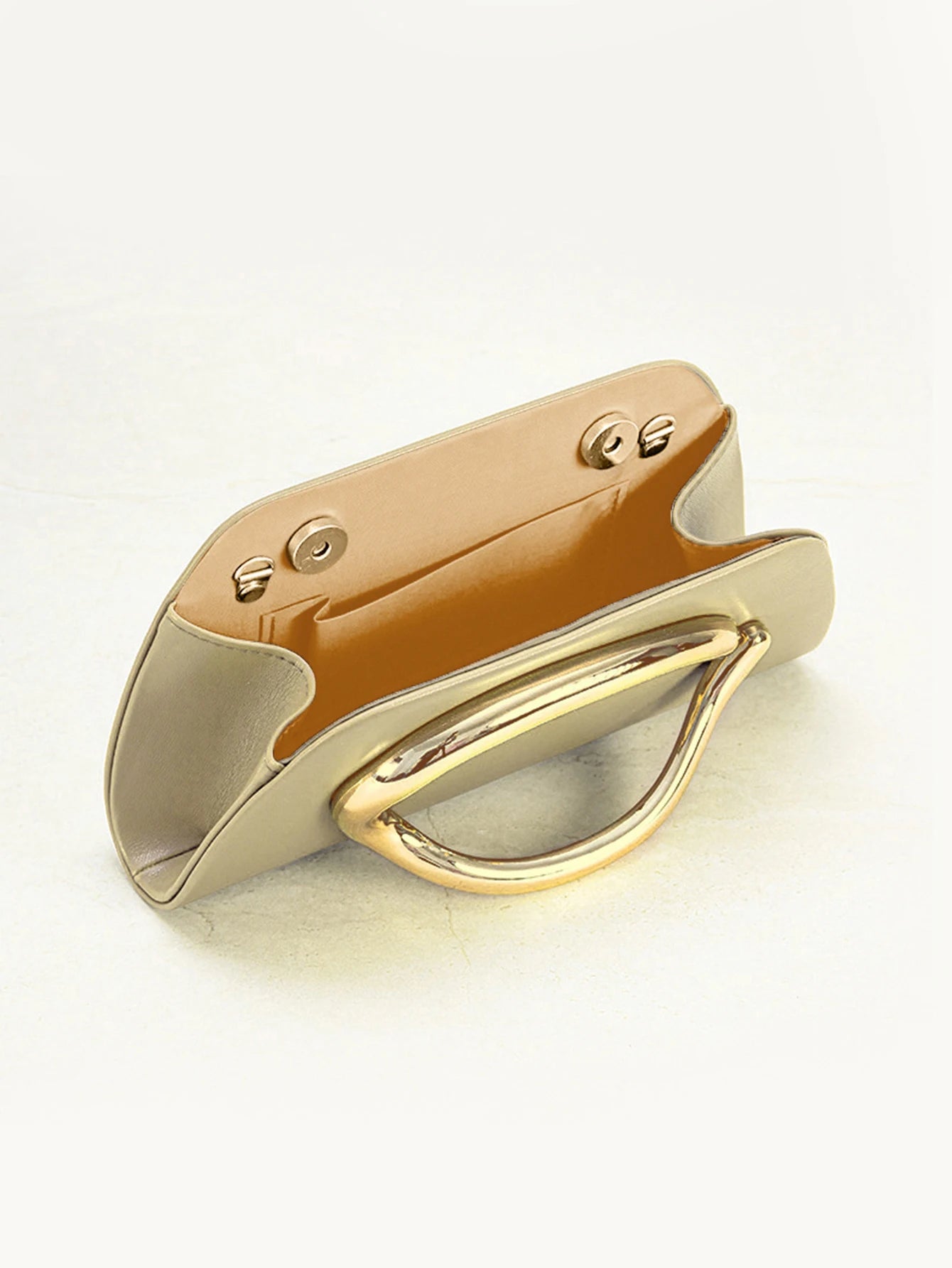 Luxury Evening Clutch Bag with Gold Magnetic Closure & Chain Strap