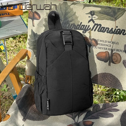 Chest Sling Bag for Hiking & Outdoors – Water-Resistant, Unisex
