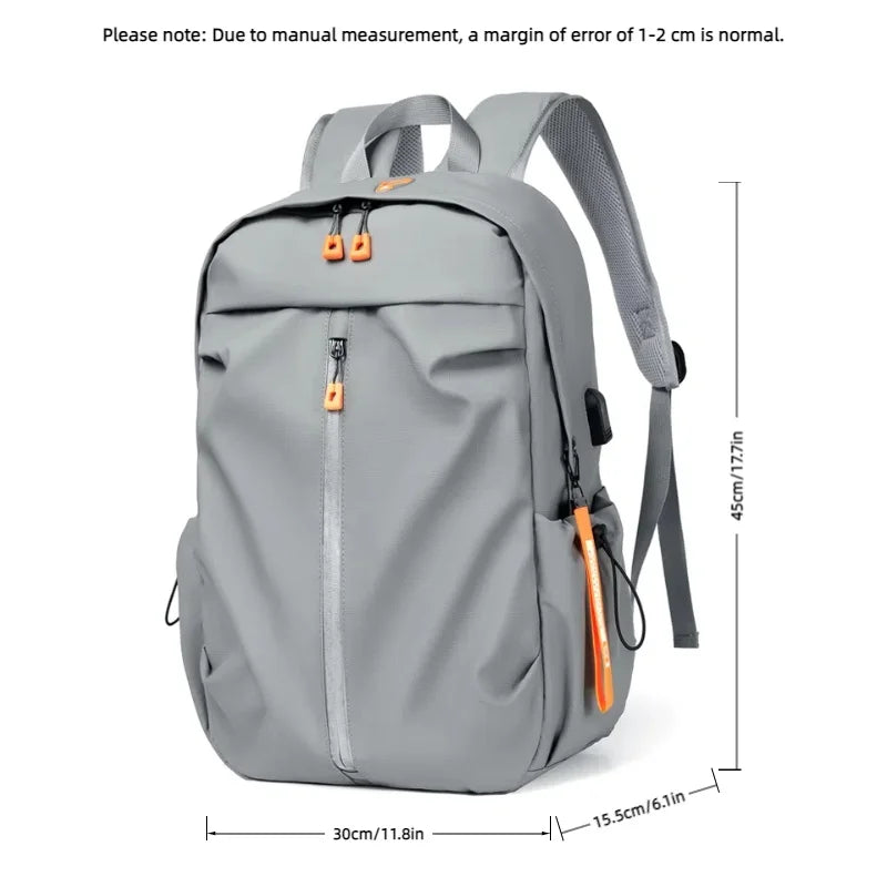Laptop Backpack with USB Charging Port & Large Capacity