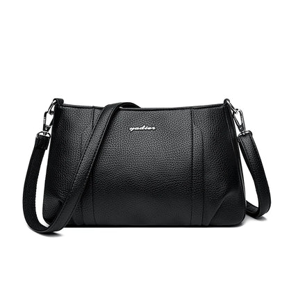 Women's Soft Leather Crossbody Bag – Elegant Shoulder Purse