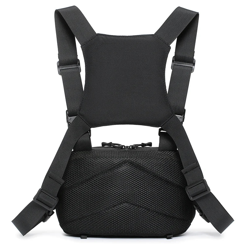 Tactical Chest Pack with MOLLE Webbing – Outdoor Hiking Bag