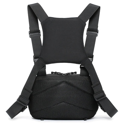 Tactical Chest Pack with MOLLE Webbing – Outdoor Hiking Bag