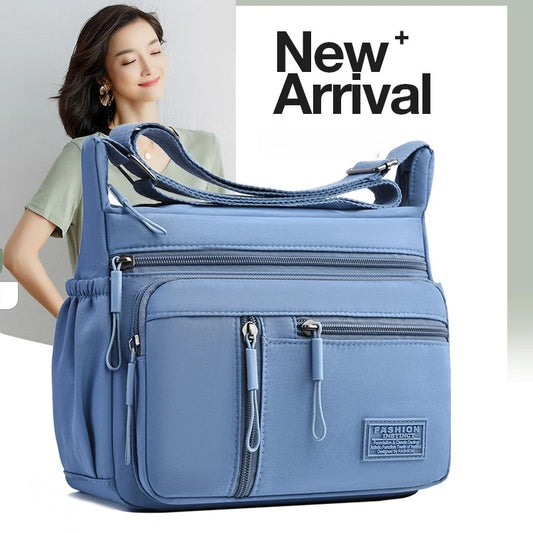 Women's Crossbody Bag – Waterproof Multi-Pocket Shoulder Bag