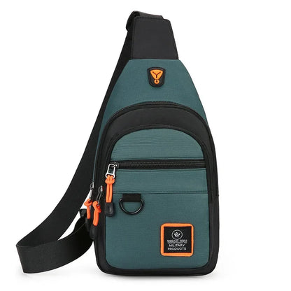 Men's Crossbody Sling Bag – Lightweight Oxford Chest Pack