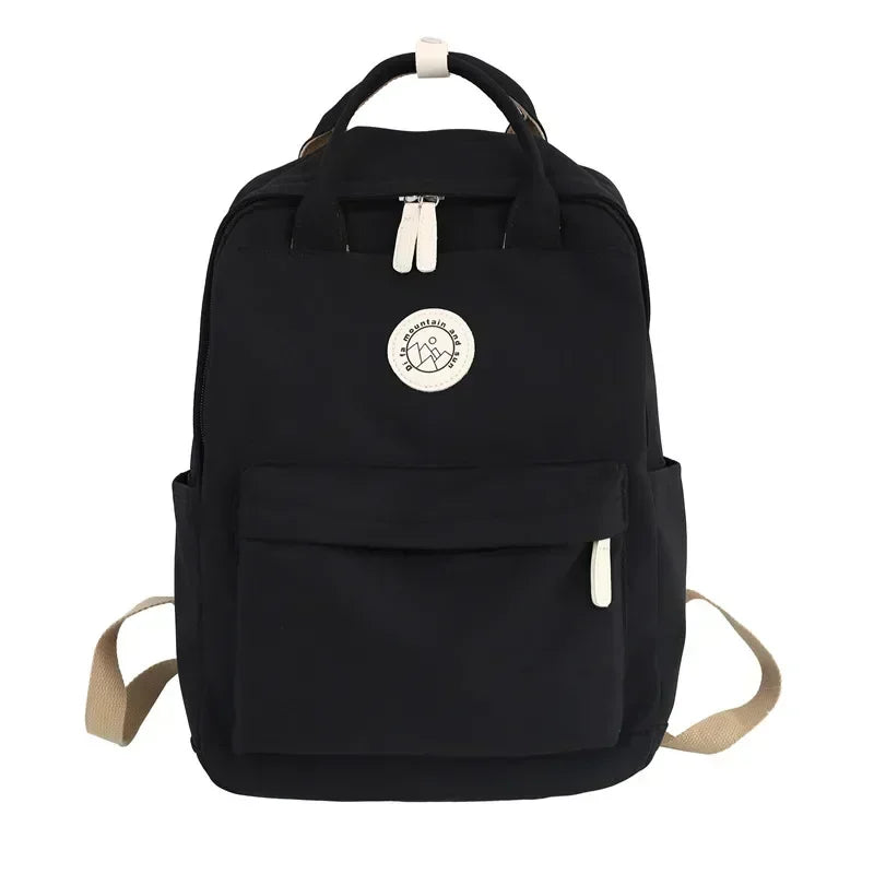 Waterproof Nylon Backpack for Women – School & Travel