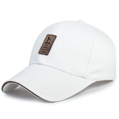 Structured Cotton Baseball Cap – Unisex Adjustable Snapback Sun Hat