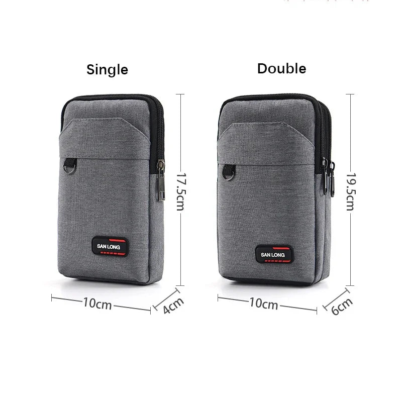 Waterproof Fanny Pack for Men – Single & Double Layer Waist Bag