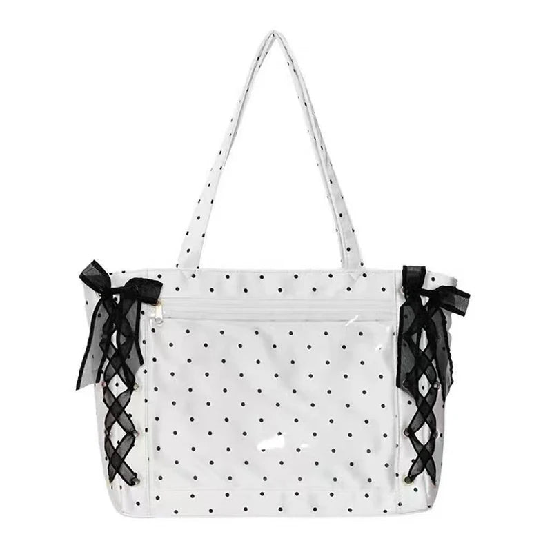 Ribbon Ita Bag Women's Large Capacity Tote Shoulder Bag