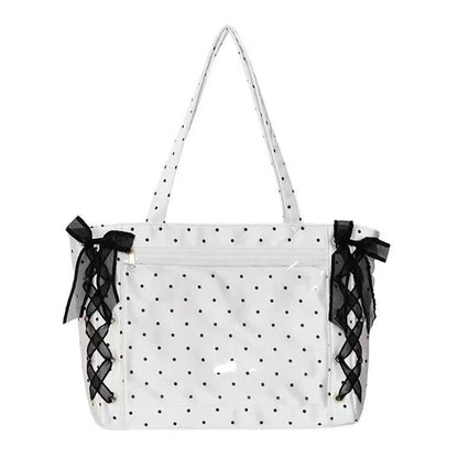 Ribbon Ita Bag Women's Large Capacity Tote Shoulder Bag