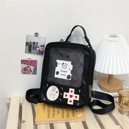 Clear Ita Bag – Kawaii Y2K Lolita Backpack & Shoulder Bag