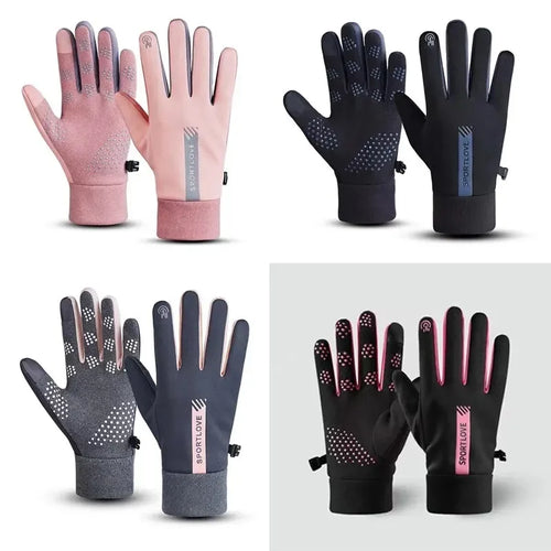 Waterproof Winter Sports Gloves – Anti-Slip Touchscreen Cycling