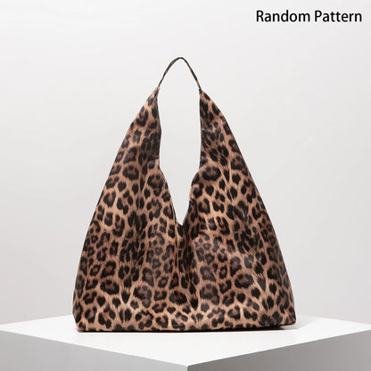 Woven Hobo Shoulder Bag – Minimalist Retro Tote for Women