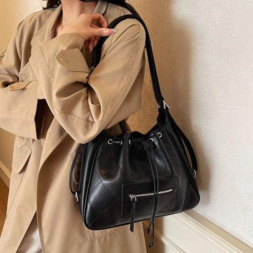 Commuter Tote Bag - Women's Retro Casual Shoulder Backpack