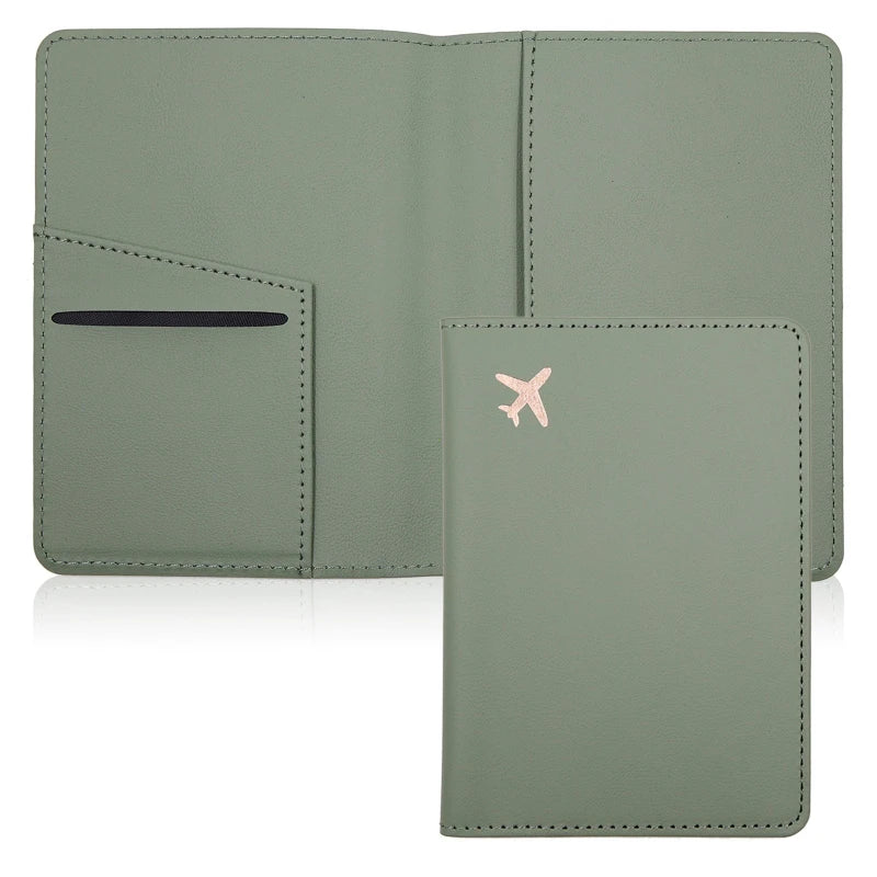 Slim Passport Holder & Travel Wallet – Faux Leather