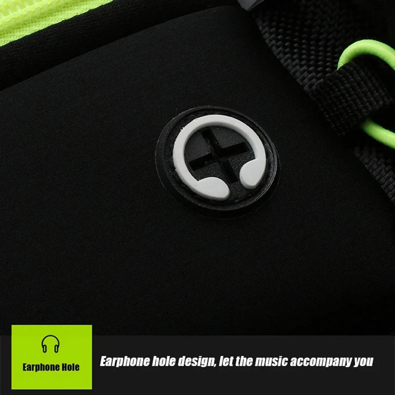 Running Belt with Water Bottles & Phone Pocket
