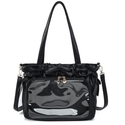 Ita Bag Clear Window Crossbody – Lolita Anime DIY Badge Bag