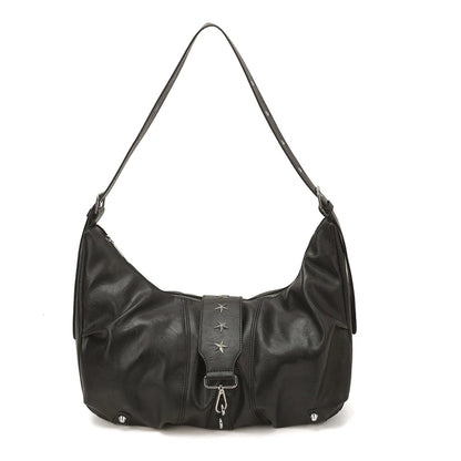 Retro PU Leather Crossbody Bag for Women – Large Capacity