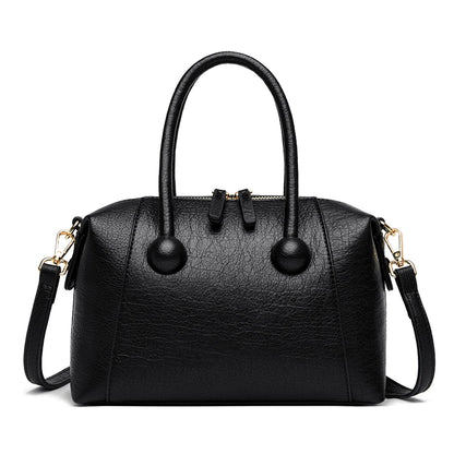 Soft Leather Women's Handbag – Shoulder Tote & Crossbody Bag