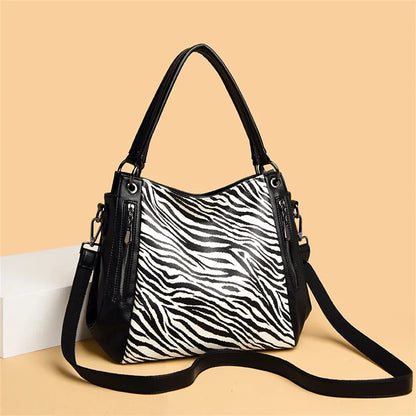 Women's Leopard Print Tote Bag – Luxury Shoulder & Crossbody