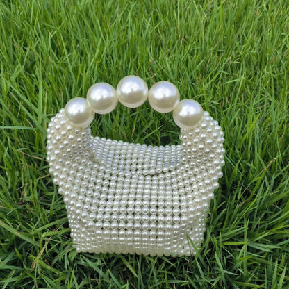 Pearl Beaded Handbag – Vintage Evening Bag for Women