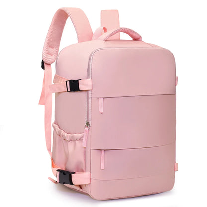 Large Capacity Travel Backpack – 16-Inch Laptop Daypack with Shoe Compartment