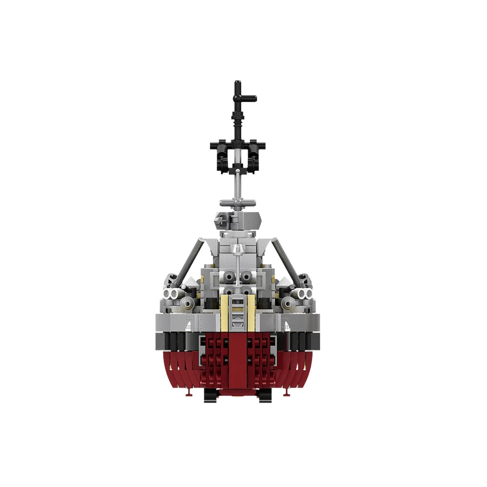 KMS Bismarck Battleship Building Blocks Set – WWII Military Model Toy