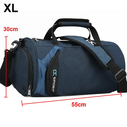 Gym Duffel Bag with Dry Wet Separation & Shoe Compartment