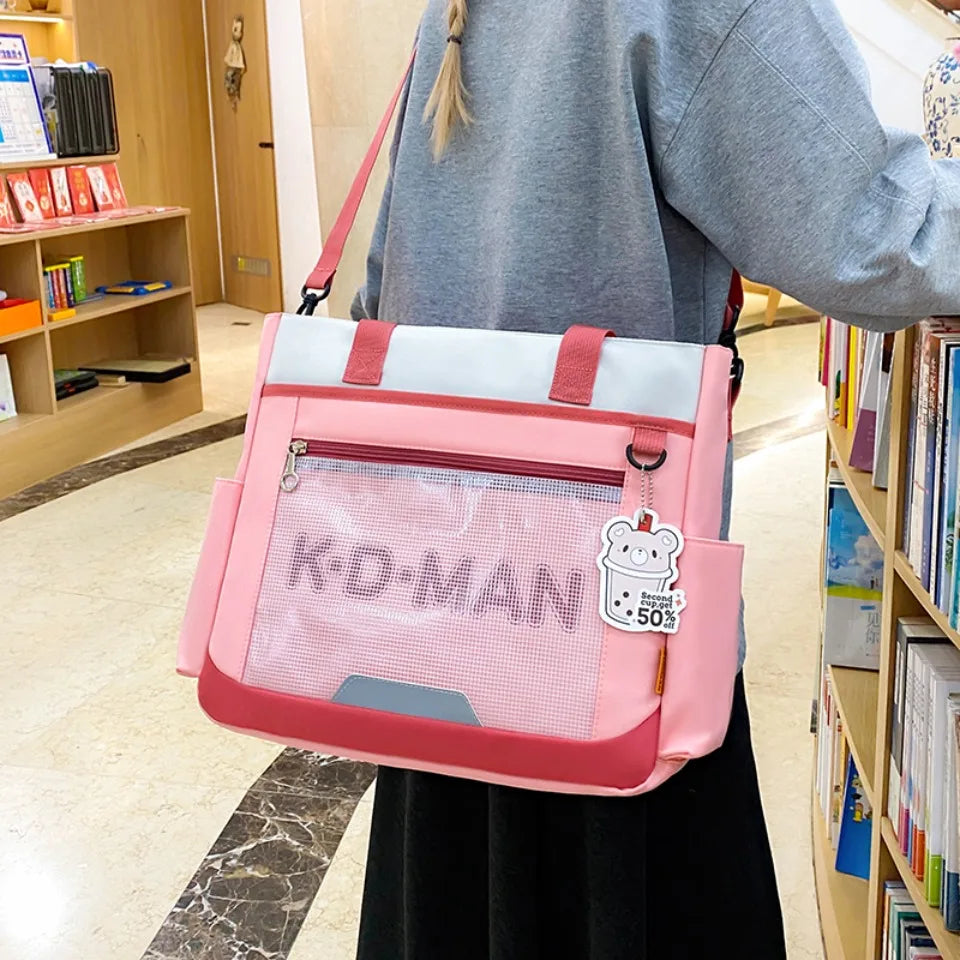 Large Capacity Waterproof Tote Bag for School & Daily Use