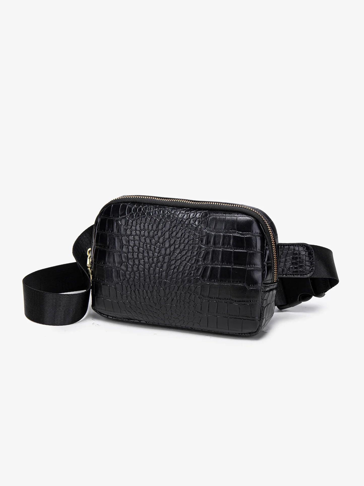 Crocodile Pattern Women's Chest Bag – PU Leather Crossbody