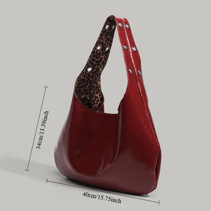 Leopard Print Double-Sided Tote Bag for Women