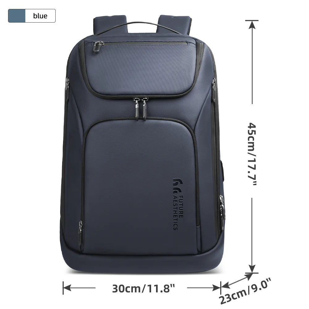 17-Inch Laptop Backpack for Men – Large Capacity Anti-Theft Travel & Business Weekender Bag