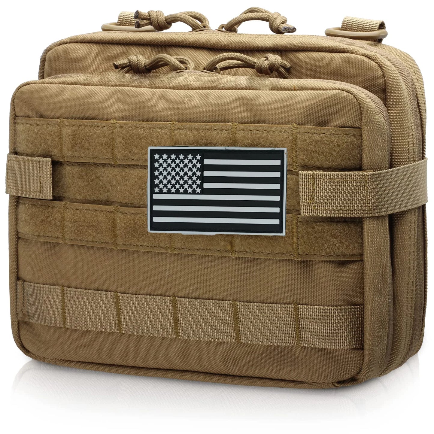 Tactical Admin Pouch MOLLE EDC EMT Utility Pouch Double Layer