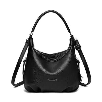 Leather Hobo Shoulder Bag for Women – Crossbody Handbag