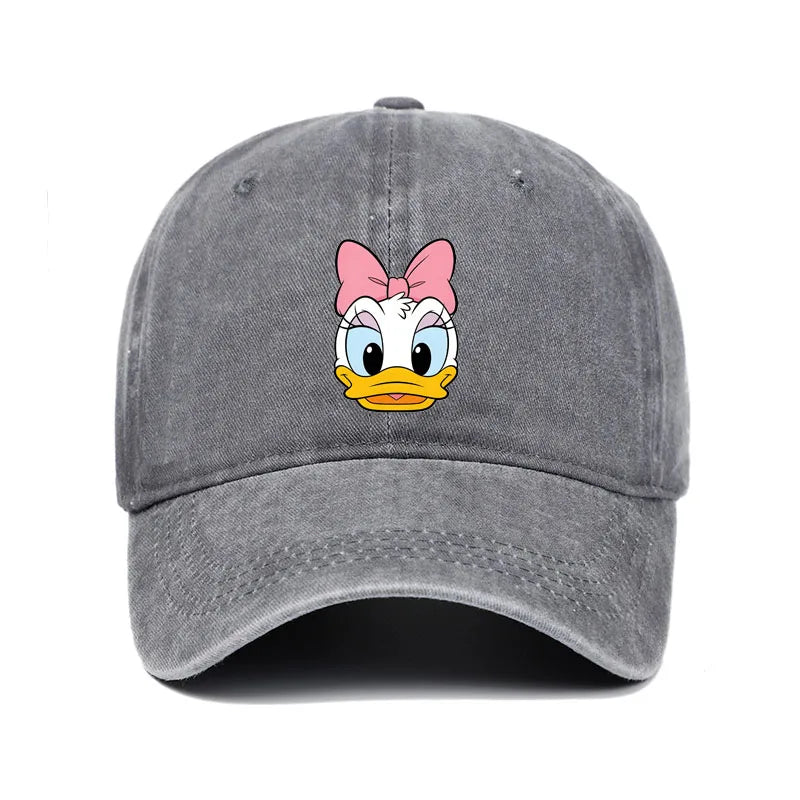 Cartoon Character Baseball Cap – Vintage Washed Unisex Hat