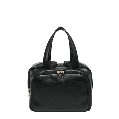 Large Travel Makeup Bag – PU Leather Cosmetic Organizer