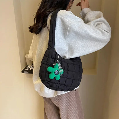 Puffy Cloud Shoulder Bag for Women – Korean Cute Style