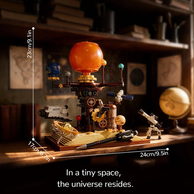 Solar System MOC Building Blocks – Rotating Planet Gear 3D Puzzle Set