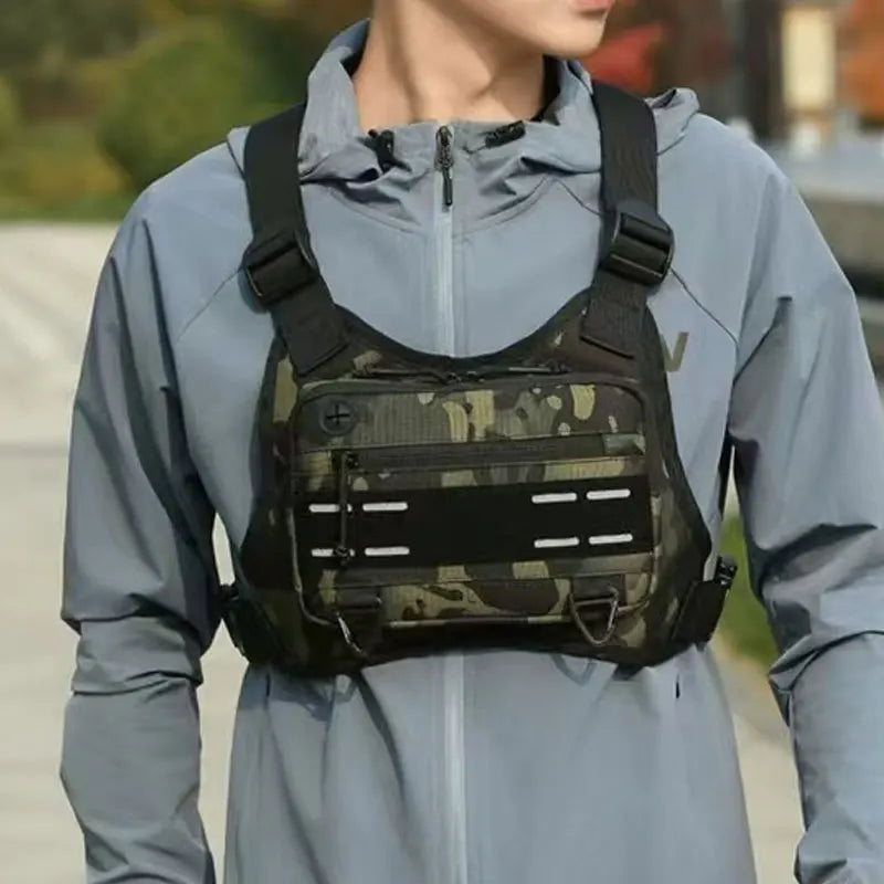 Tactical Chest Bag – Men's Outdoor Running Vest Pack