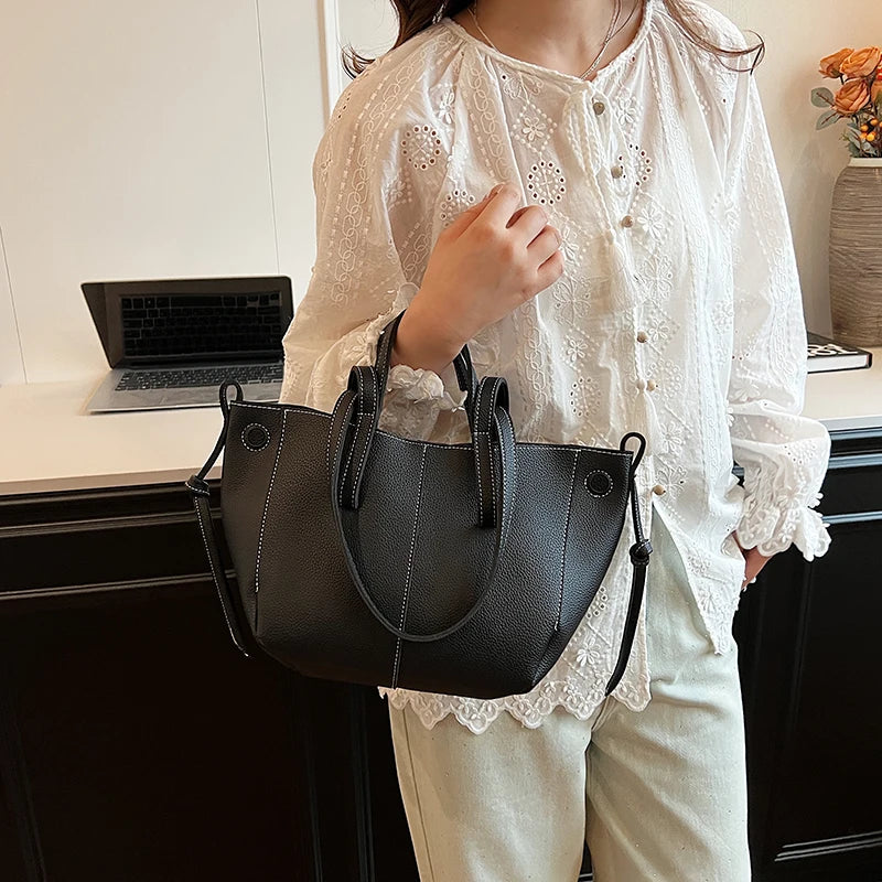 Moods Branded Underarm Shoulder Bags Women Latest Luxury Designer Handbags Soft Pu Leather Large