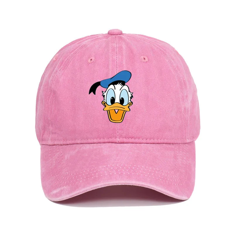 Cartoon Character Baseball Cap – Vintage Washed Unisex Hat