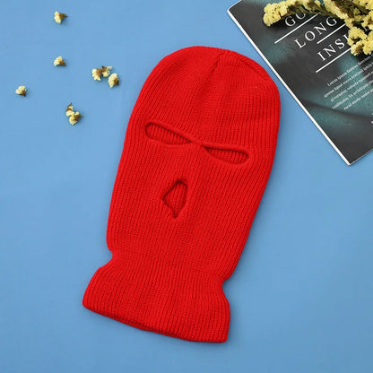 Knitted Balaclava Ski Mask – Full Face Winter Hat for Men & Women