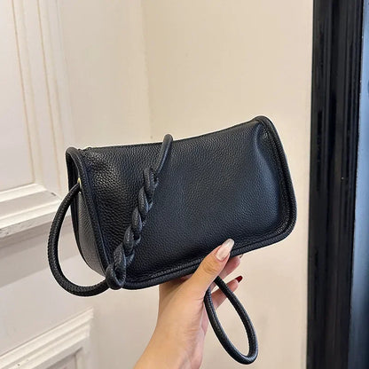 Genuine Leather Crossbody Bag for Women – Cowhide Shoulder Purse
