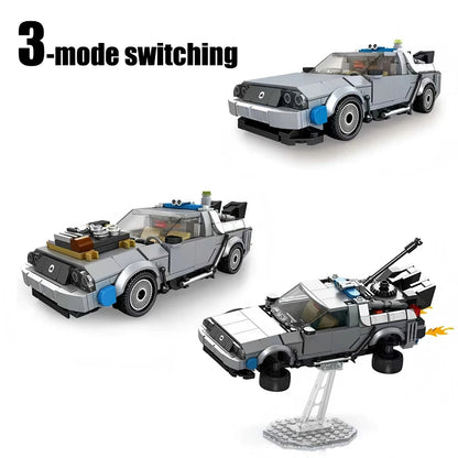 Back to the Future DeLorean Building Blocks – MOC 3-in-1 Car Model