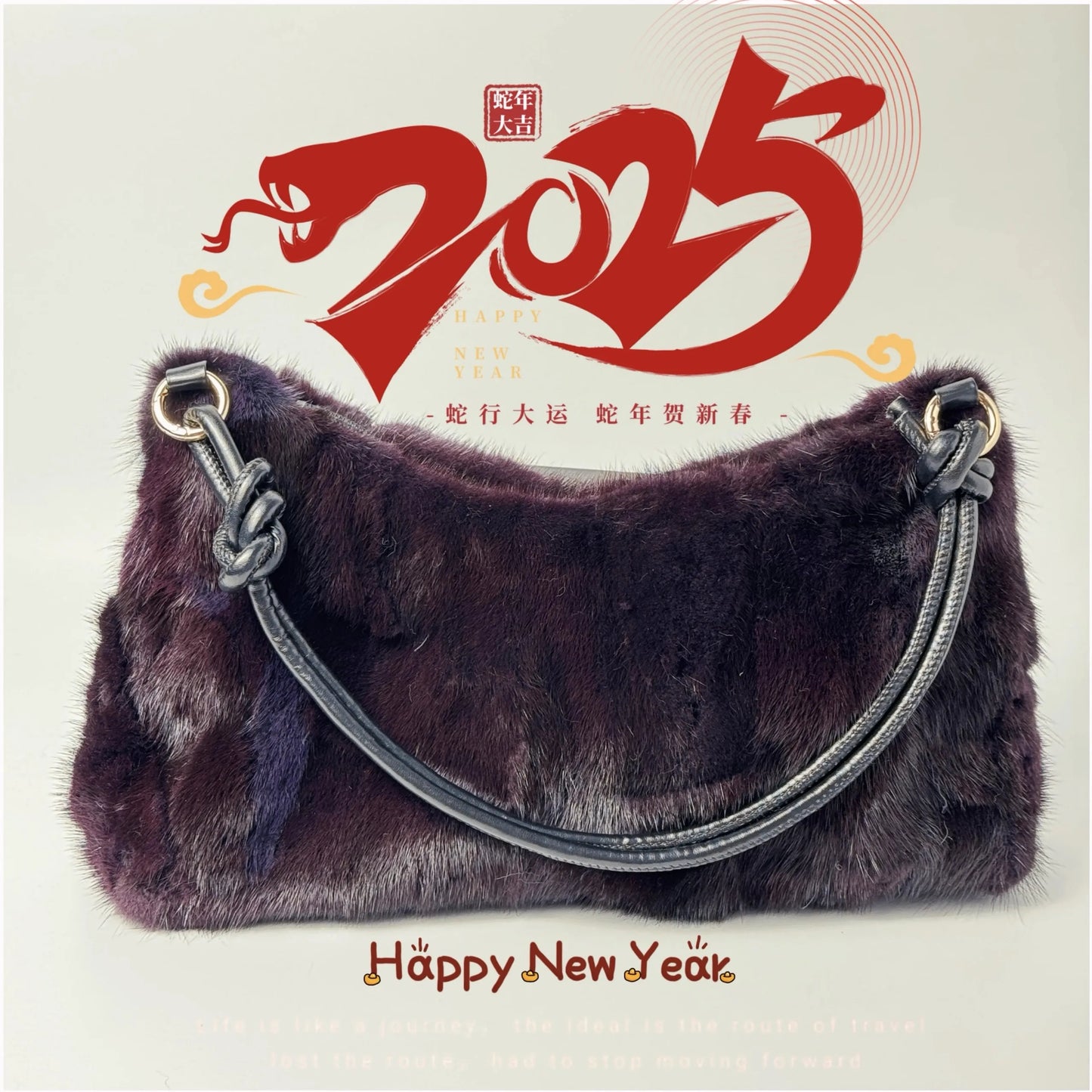 Real Fur Shoulder Bag Women Mink Hair Designer Luxury Handbag Trend Casual Elegant Female Bags