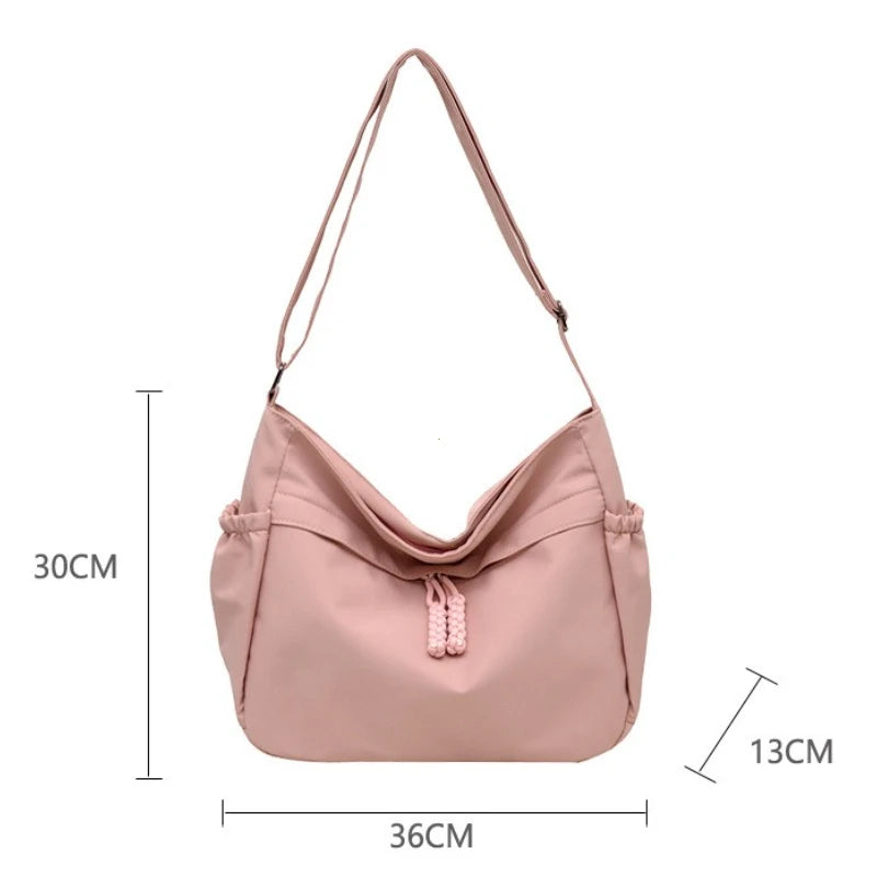 Women's Nylon Hobo Crossbody Bag – Large Capacity Shoulder Tote