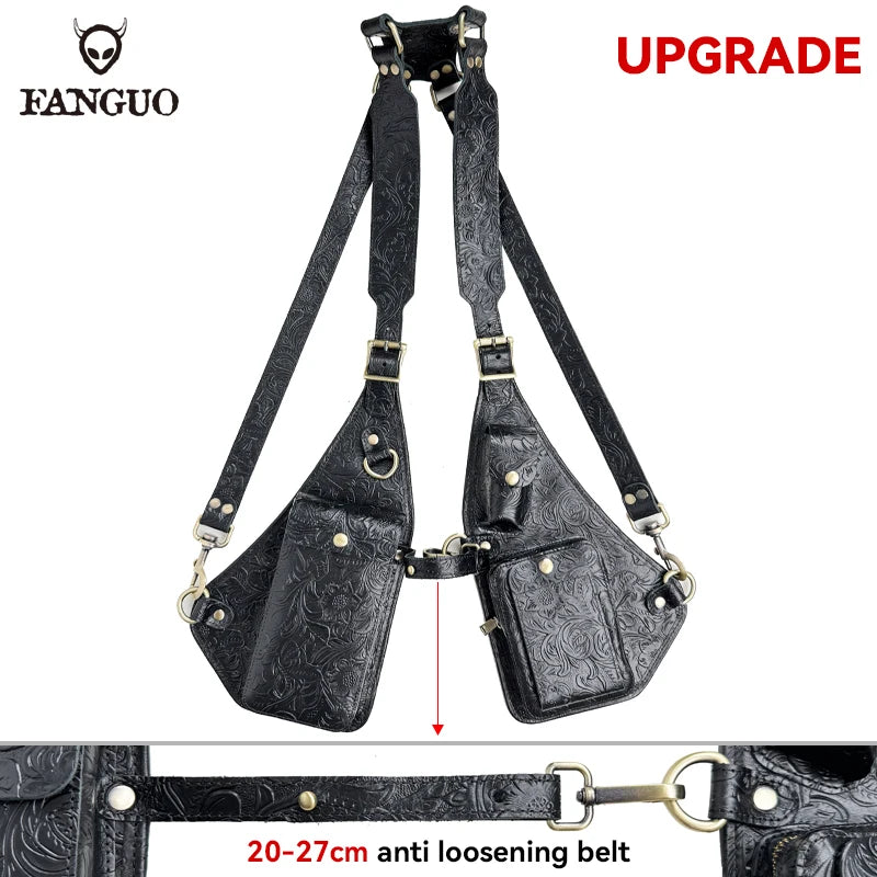 Genuine Leather Underarm Holster Bag – Men's Anti-Theft Shoulder Pack