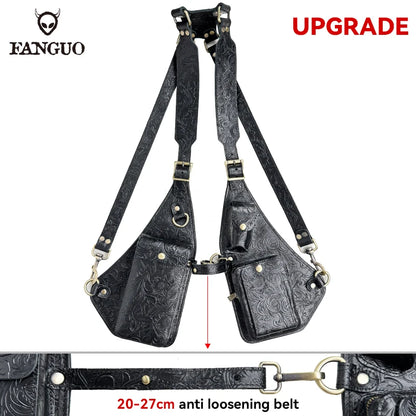 Genuine Leather Underarm Holster Bag – Men's Anti-Theft Shoulder Pack