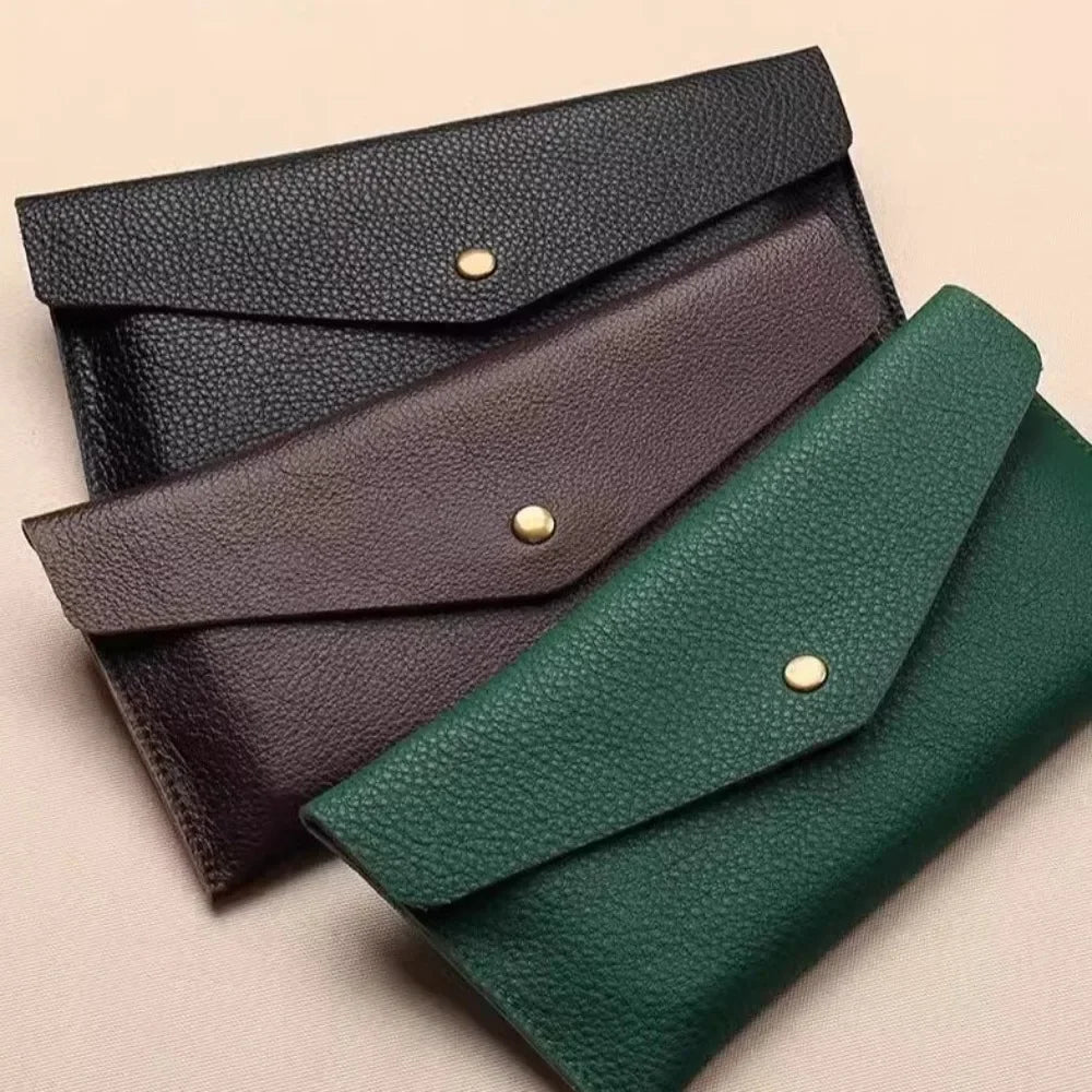 Large Capacity Slim Wallet – Soft Leather Coin & Cash Organizer