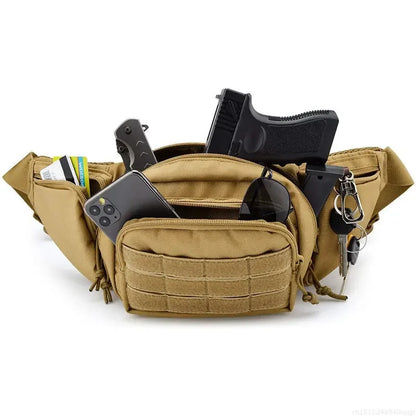 Tactical Waist Bag – MOLLE Fanny Pack for Hiking & Cycling